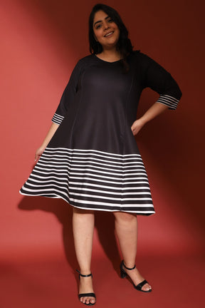 Black And White Striped Dress – kasumi.in